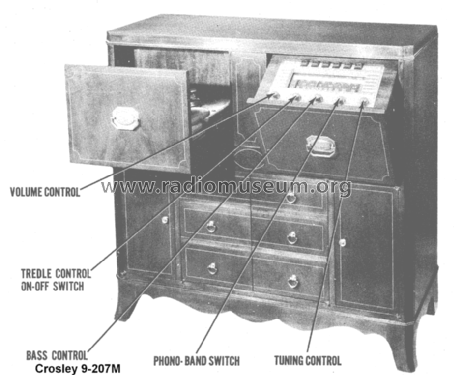 9-207M ; Crosley Radio Corp.; (ID = 1509470) Radio