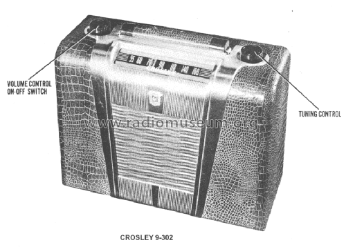 9-302 ; Crosley Radio Corp.; (ID = 1408474) Radio