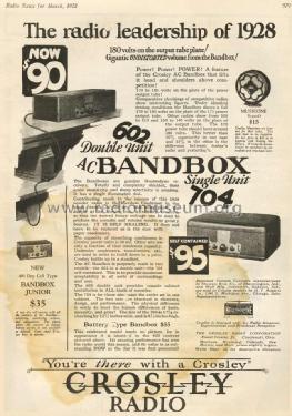 Bandbox 602; Crosley Radio Corp.; (ID = 1166706) Radio