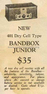 Bandbox Jr. 401; Crosley Radio Corp.; (ID = 1166702) Radio