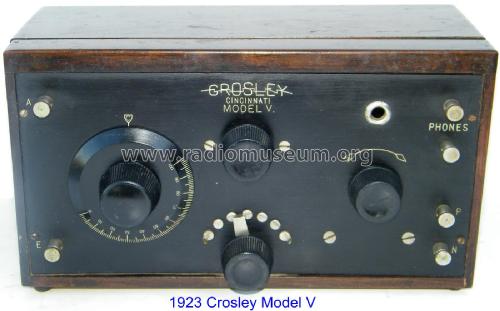 Cincinnati Model V ; Crosley Radio Corp.; (ID = 2447157) Radio