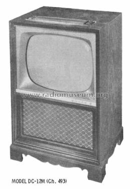 DC-12M Ch= 493; Crosley Radio Corp.; (ID = 2414732) Television