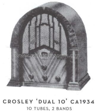 Dual Ten Ch= 180; Crosley Radio Corp.; (ID = 1596323) Radio