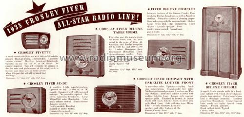 Fiver AC-DC ; Crosley Radio Corp.; (ID = 1364949) Radio