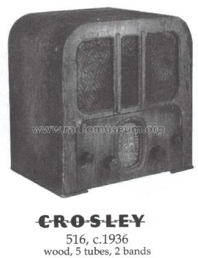 Fiver 516 516-BF; Crosley Radio Corp.; (ID = 1404797) Radio