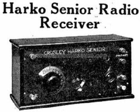Harko Sr.; Senior Receiver ; Crosley Radio Corp.; (ID = 1178341) Radio