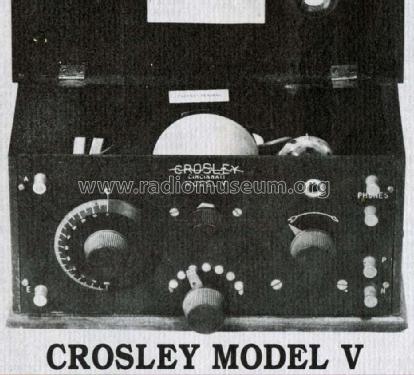 Cincinnati Model V ; Crosley Radio Corp.; (ID = 1652535) Radio