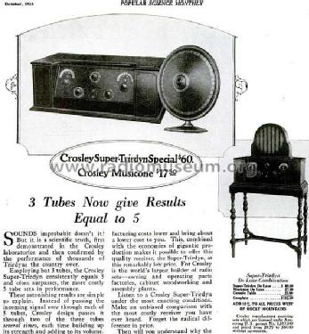 Musicone De Luxe ; Crosley Radio Corp.; (ID = 1153689) Speaker-P