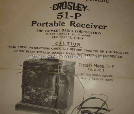 portable 51; Crosley Radio Corp.; (ID = 640958) Radio