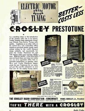 Prestotune 12 Ch= 1217; Crosley Radio Corp.; (ID = 1656862) Radio