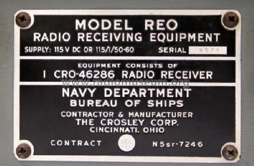 REO CRO-46286; Crosley Radio Corp.; (ID = 261664) Radio