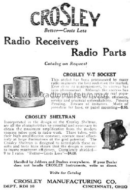 Rheostats, Vario-Couplers, Variometer Parts ; Crosley Radio Corp.; (ID = 1444042) Bauteil