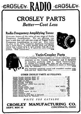 Rheostats, Vario-Couplers, Variometer Parts ; Crosley Radio Corp.; (ID = 1444686) Bauteil