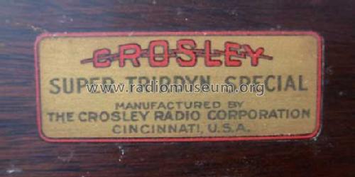 Super Trirdyn Special; Crosley Radio Corp.; (ID = 246175) Radio