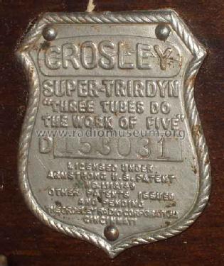 Super Trirdyn Special; Crosley Radio Corp.; (ID = 324045) Radio