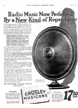 Ultra Musicone ; Crosley Radio Corp.; (ID = 248477) Speaker-P