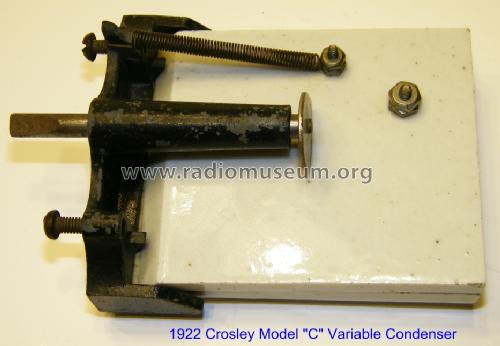 Variable Condenser ; Crosley Radio Corp.; (ID = 1199658) Radio part