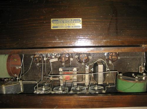 Clar-A-Dyne 4-Tube; Crouch-Wilson & Co., (ID = 1166698) Radio