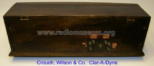 Clar-A-Dyne 4-Tube; Crouch-Wilson & Co., (ID = 1204919) Radio