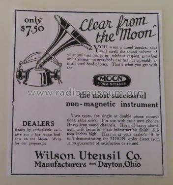 Moon Radio Phone Loud Speaker ; Wilson Utensil (ID = 2738925) Lautspr.-K
