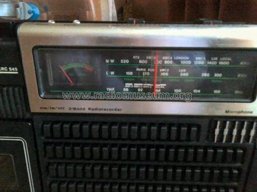 3 Band Radiorecorder CRC545; Crown Radio Corp.; (ID = 1903305) Radio