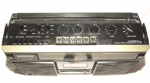 4-Band Stereo-Radio-Cassette Recorder CSC-646; Crown Radio Corp.; (ID = 1309465) Radio