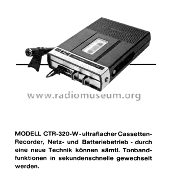 Crowncorder CTR 320 W; Crown Radio Corp.; (ID = 2481089) R-Player