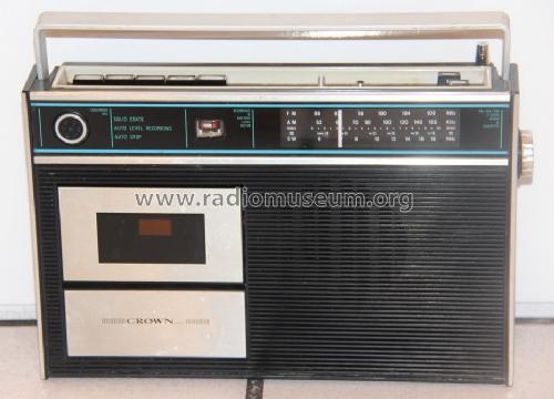FM/AM/SW 3-Band Radio & Cassette CRC-435FW; Crown Radio Corp.; (ID = 1655049) Radio