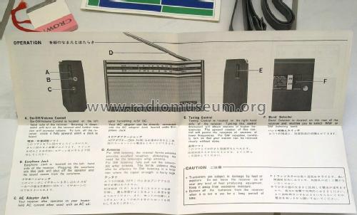 MW/SW 2-Band Radio TR-835; Crown Radio Corp.; (ID = 1621870) Radio