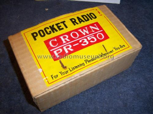 Pocket Radio PR-350; Crown Radio Corp.; (ID = 3116551) Radio