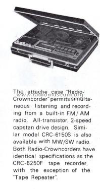 Radio Crowncorder CRC-6150F; Crown Radio Corp.; (ID = 1655608) Radio