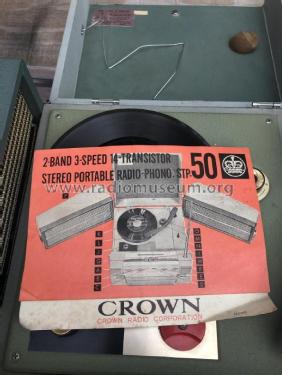 Radio Stereo Phonograph STP-50; Crown Radio Corp.; (ID = 3017829) Radio