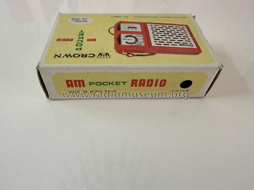 Pocket AM Radio HS-368S; Crown Radio Corp.; (ID = 2919846) Radio