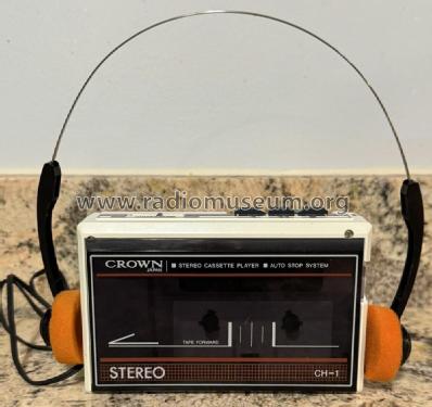 Stereo Cassette Player CH-1; Crown Radio Corp.; (ID = 2980343) Enrég.-R