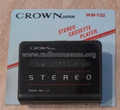 Stereo Cassette Player WM-T22; Crown Radio Corp.; (ID = 2980332) R-Player