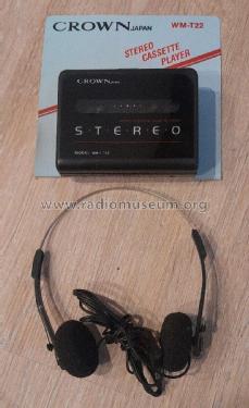 Stereo Cassette Player WM-T22; Crown Radio Corp.; (ID = 2980333) R-Player