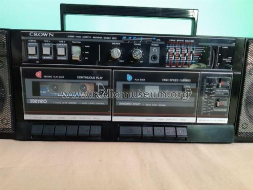 Stereo Radio Cassette Recorder SZ-2130SL; Crown Radio Corp.; (ID = 2481275) Radio