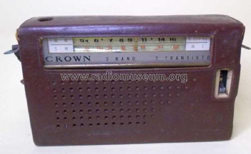 2 Band 7 Transistor TR-702; Crown Radio Corp.; (ID = 1620877) Radio