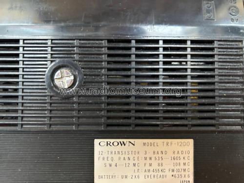 3-Band FM/AM 12-Transistor Radio TRF-1200; Crown Radio Corp.; (ID = 3115741) Radio