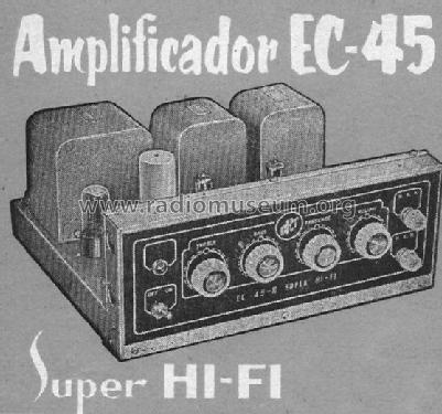 Amplificador EC-45; CRT, Continental (ID = 1974463) Ampl/Mixer