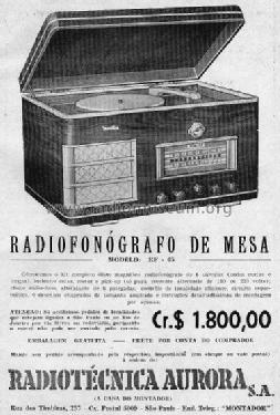 Radiofonógrafo RF-65; CRT, Continental (ID = 1900439) Radio