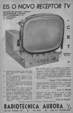 Televisor TV-121; CRT, Continental (ID = 2026190) Kit