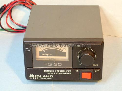 Antenna Preamplifier Modulation Meter HQ35; CTE International S. (ID = 1794755) CB-Funk