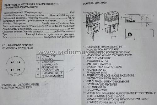 Yuppie - Microfono senza fili per ricetrasmettitori ; CTE International S. (ID = 2027634) Microphone/PU