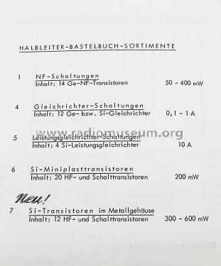 Halbleiter-Bastelbuch Sortiment 7; CTR-Elektronik, (ID = 1714359) Kit