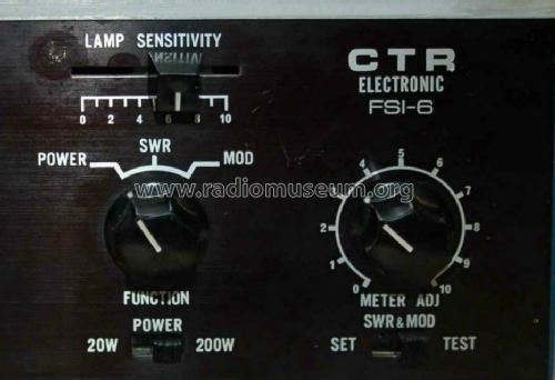 SWR Meter FSI-6; CTR-Elektronik, (ID = 1134527) Equipment