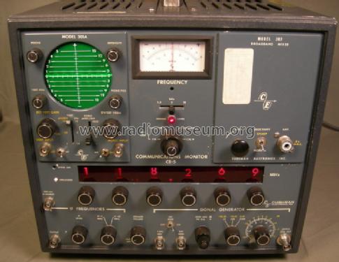 Communications Monitor CE-5 Equipment Cushman Electronics, |Radiomuseum.org