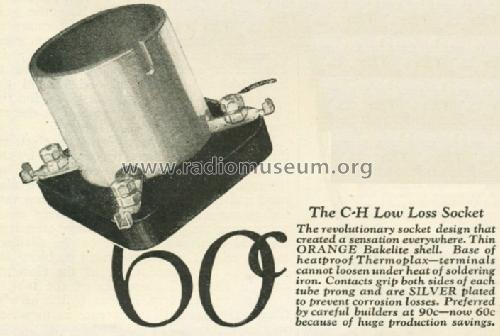 C-H Low Loss Socket ; Cutler-Hammer; (ID = 763029) Radio part