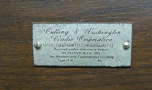 11A ; Cutting & Washington (ID = 1221821) Radio