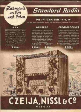 Standard RAX V-32152 Rax; Czeija, Nissl & Co., (ID = 676601) Radio
